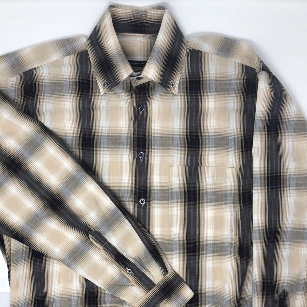 Burberry London button down dress shirt size M